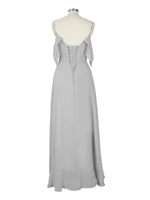 Flowy Spaghetti Bridesmaid Dress 