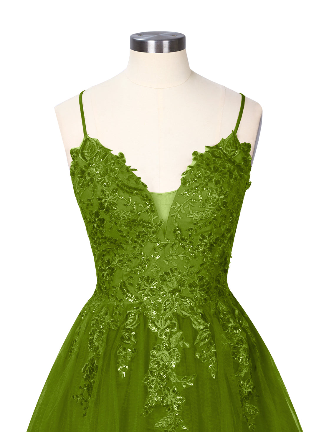 Applique Soft Tulle Mini Dress 