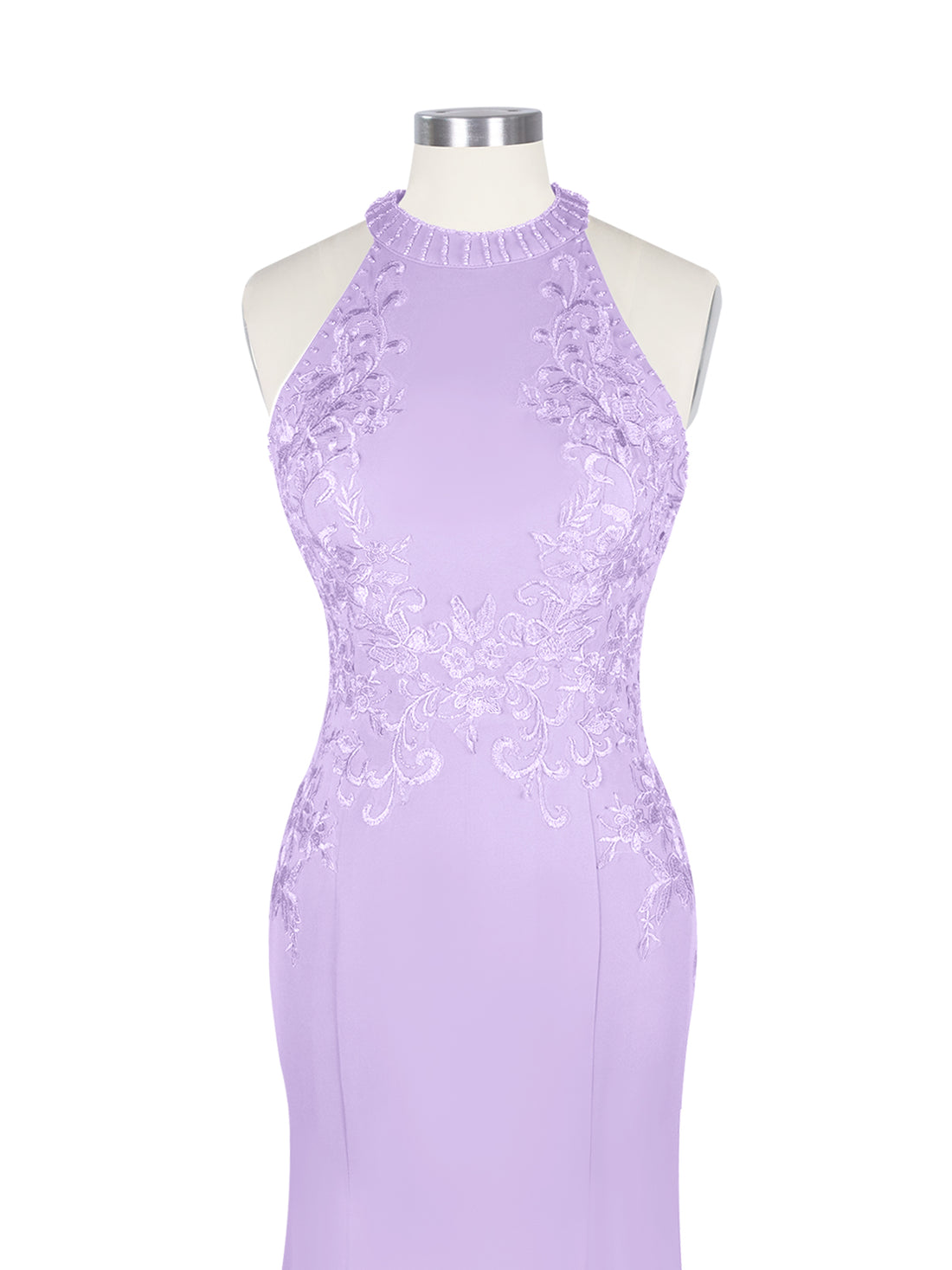 Halter Neckline Trumpet Dress 