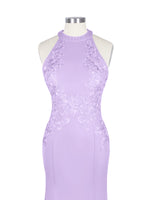Halter Neckline Trumpet Dress 