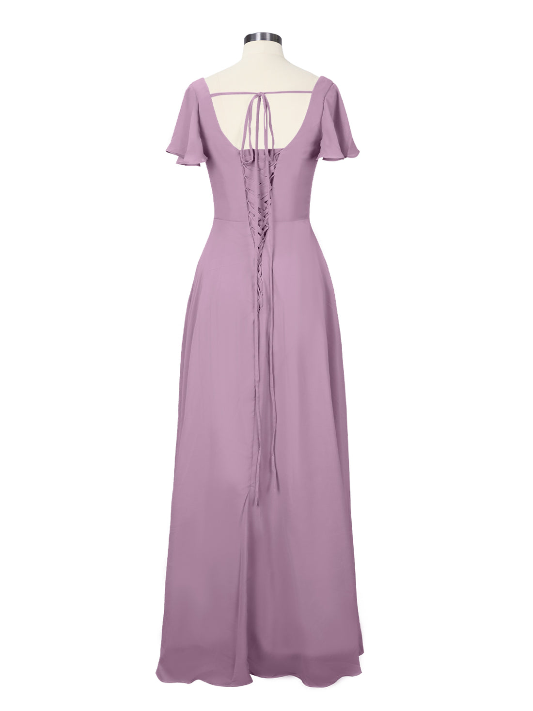 Flutter Sleeves Bridesmaid Dress 