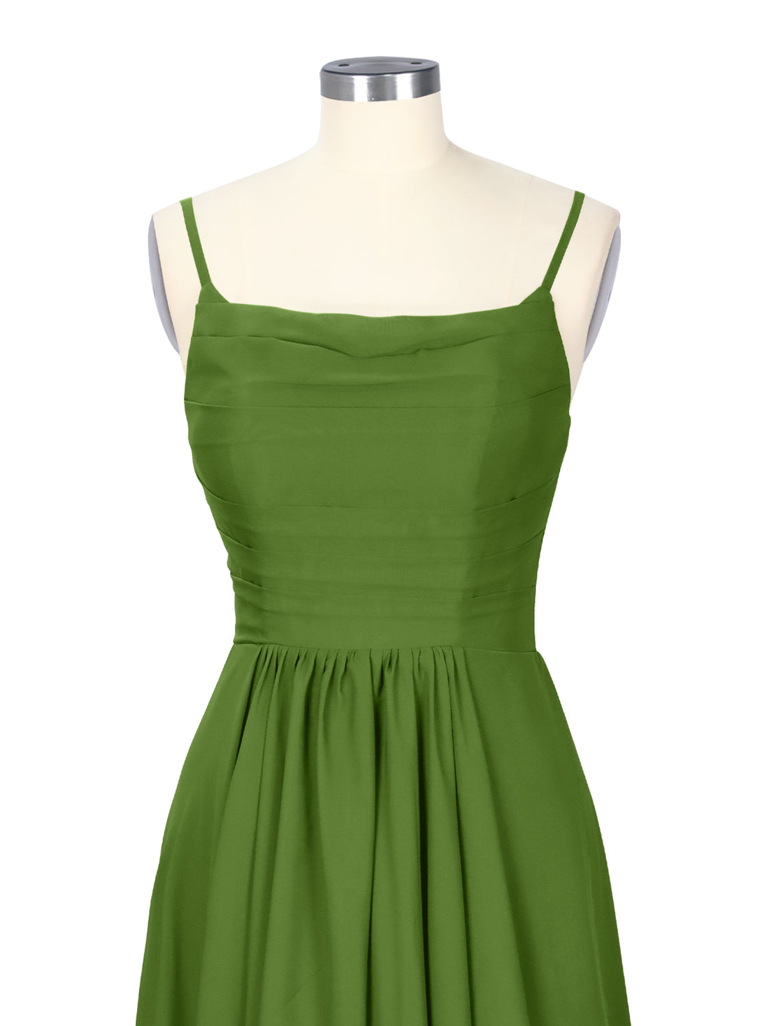 Spaghetti Asymmetrical Bridesmaid Dress 