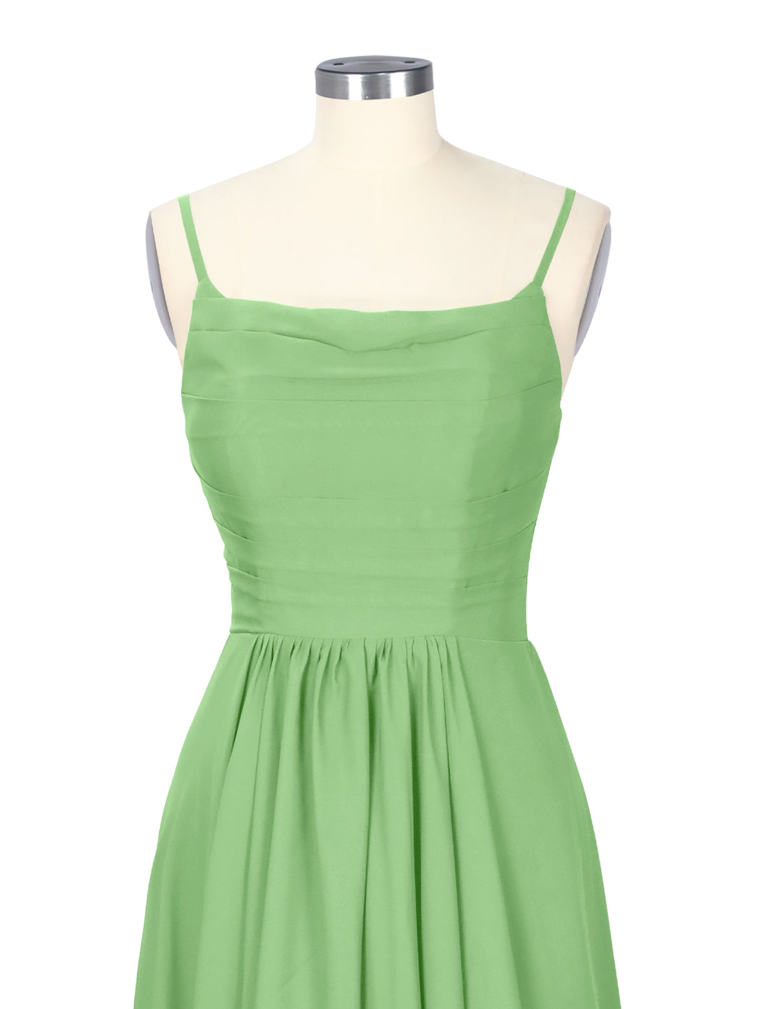 Spaghetti Asymmetrical Bridesmaid Dress 
