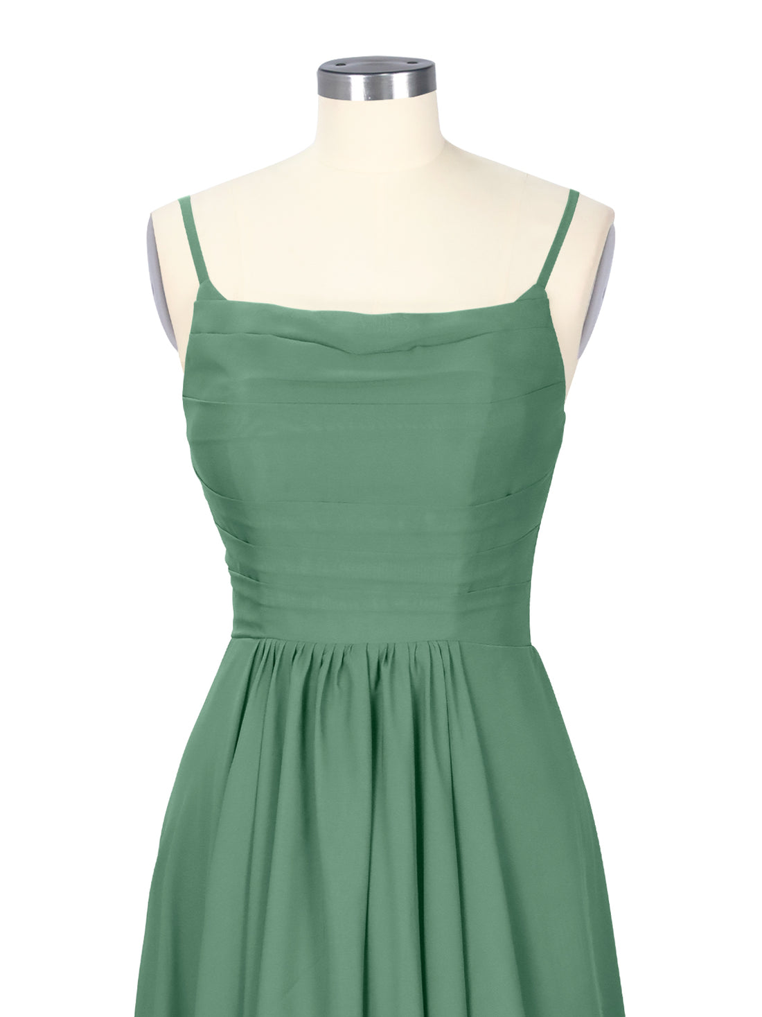 Spaghetti Asymmetrical Bridesmaid Dress 
