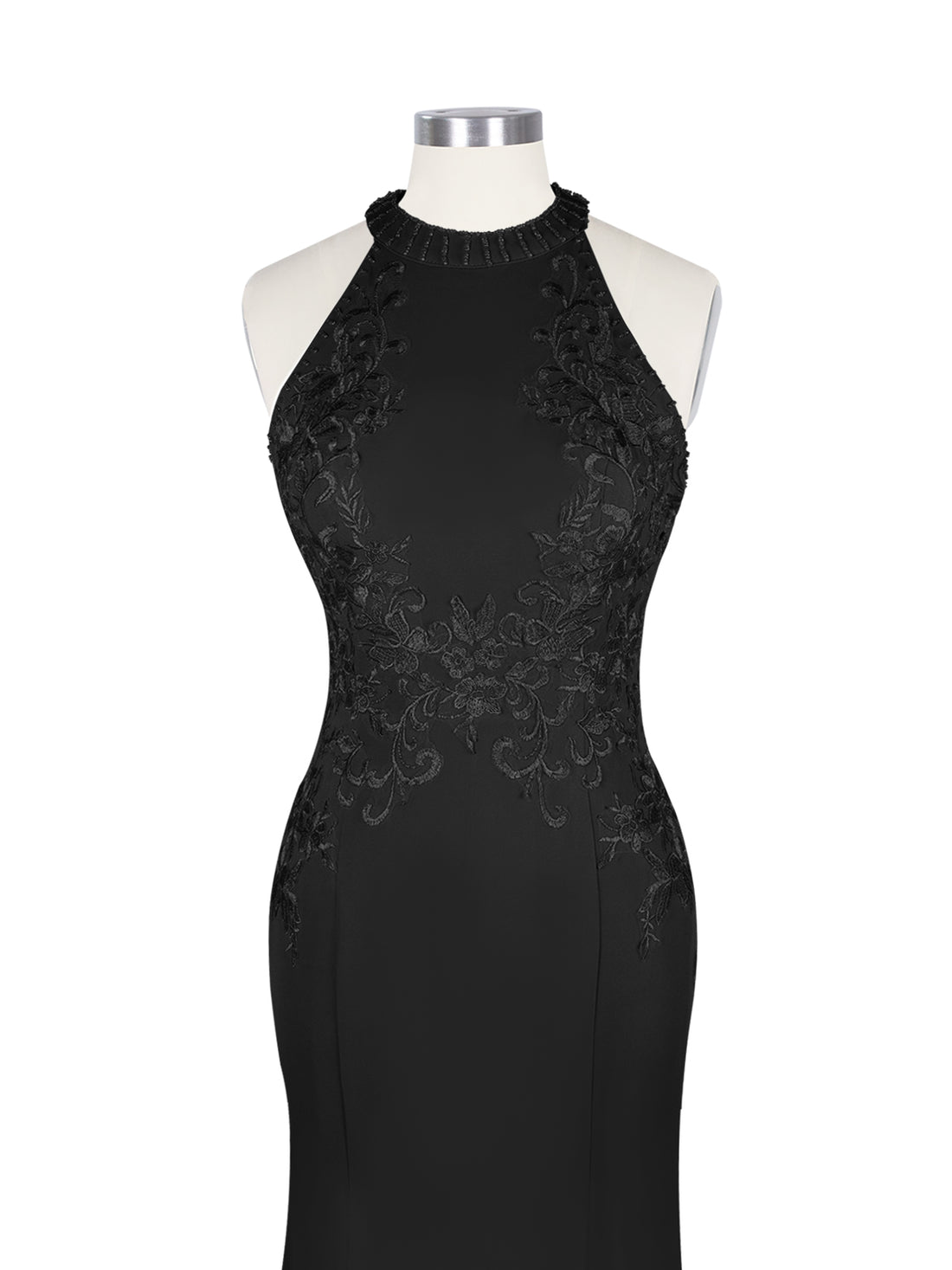 Halter Neckline Trumpet Dress 