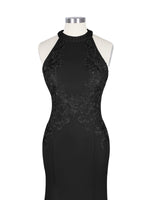 Halter Neckline Trumpet Dress 