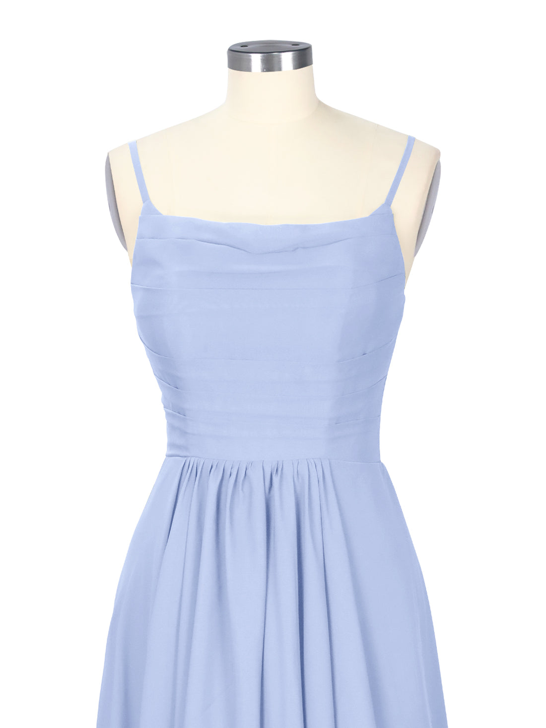 Spaghetti Asymmetrical Bridesmaid Dress 
