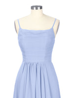 Spaghetti Asymmetrical Bridesmaid Dress 