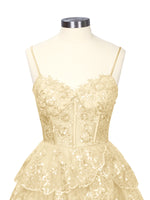Sequin Appliques Mini Dress 