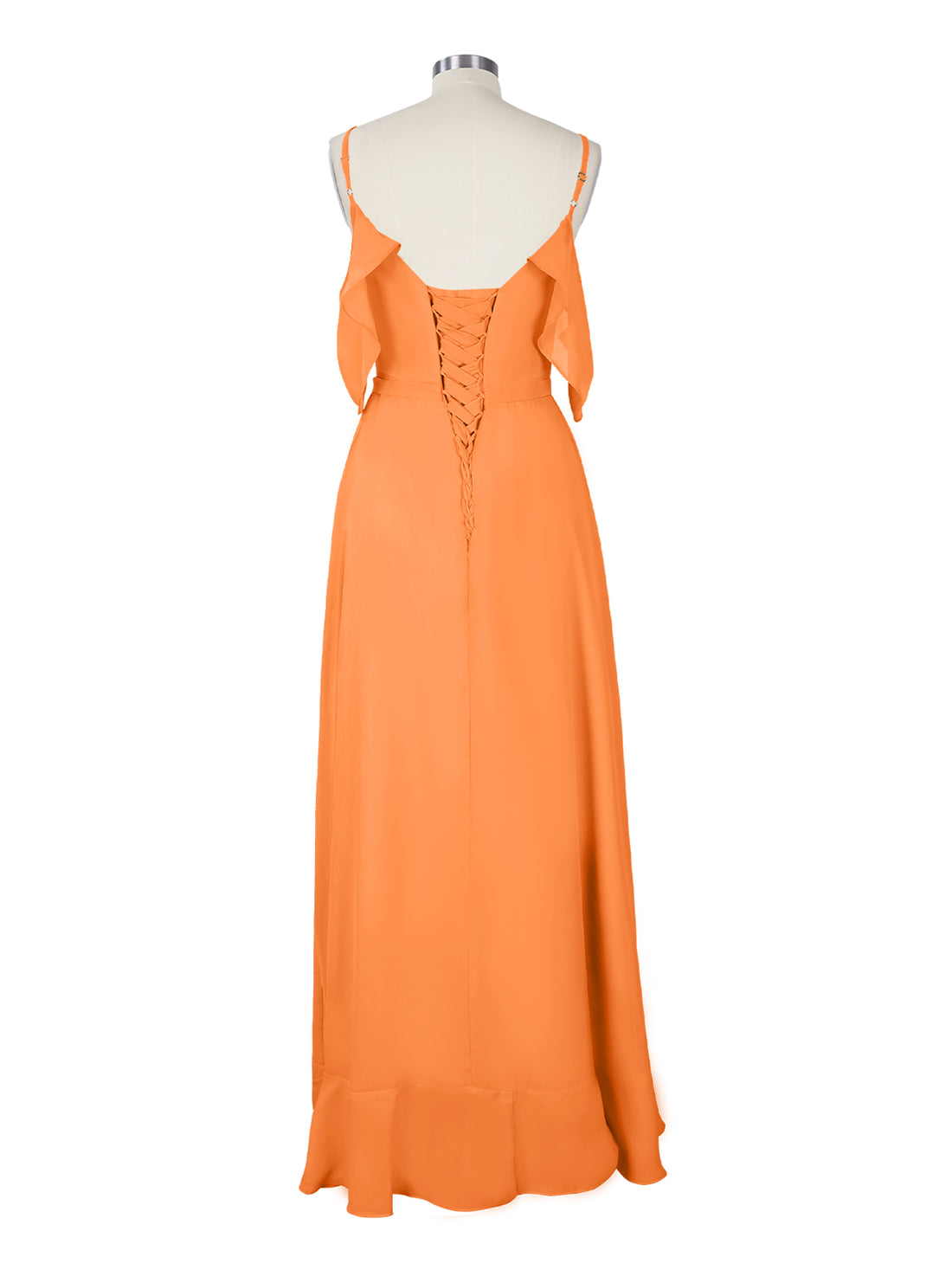 Flowy Spaghetti Bridesmaid Dress 