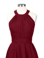 Halter Bridesmaid Dress 