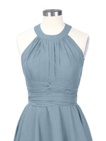 Halter Bridesmaid Dress 