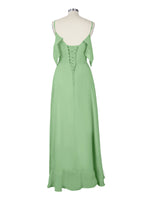 Flowy Spaghetti Bridesmaid Dress 