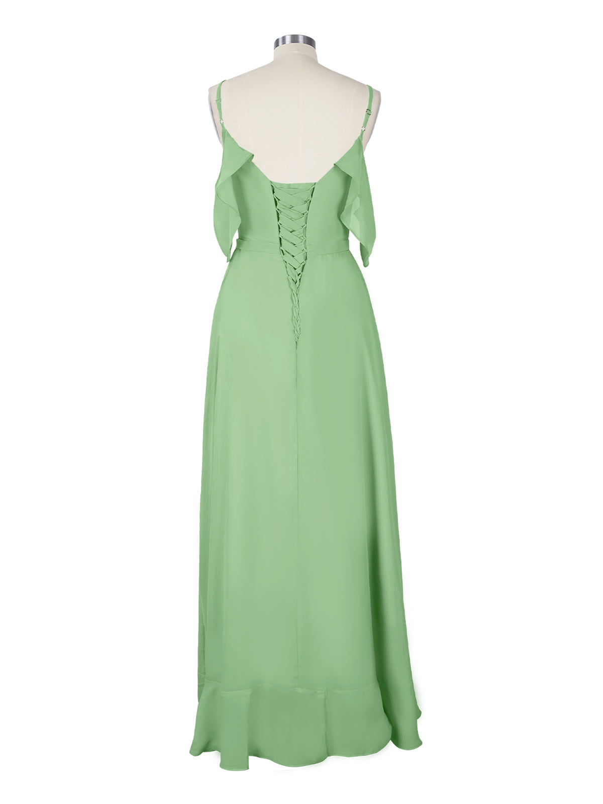 Flowy Spaghetti Bridesmaid Dress 