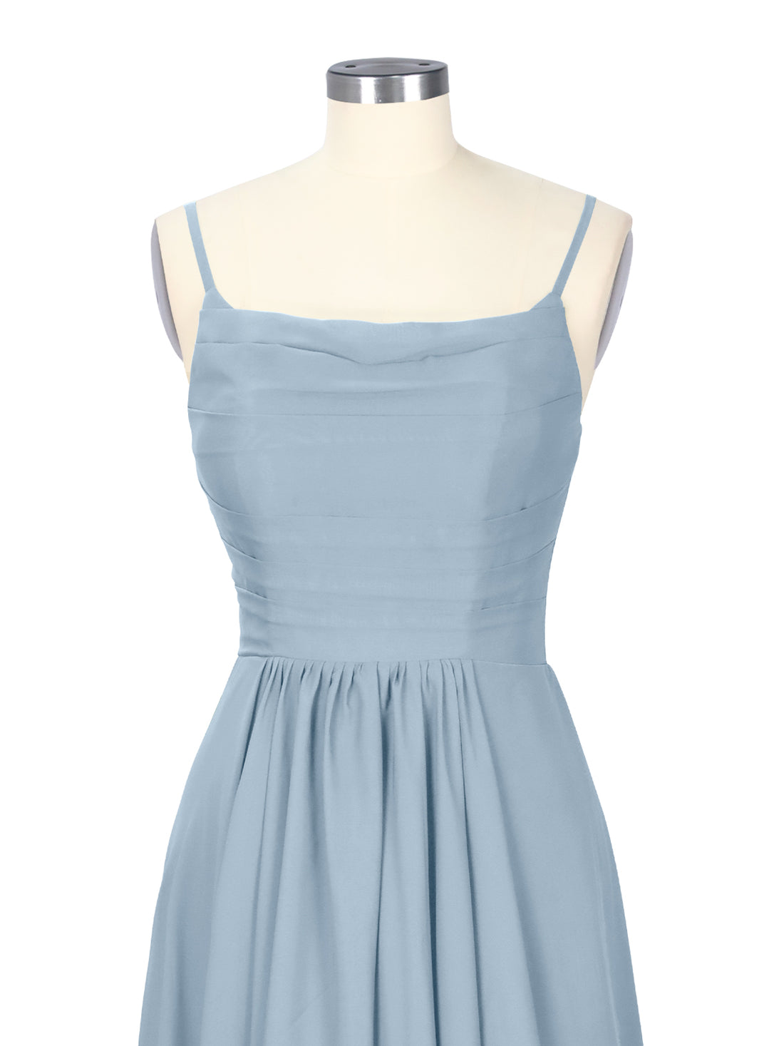 Spaghetti Asymmetrical Bridesmaid Dress 