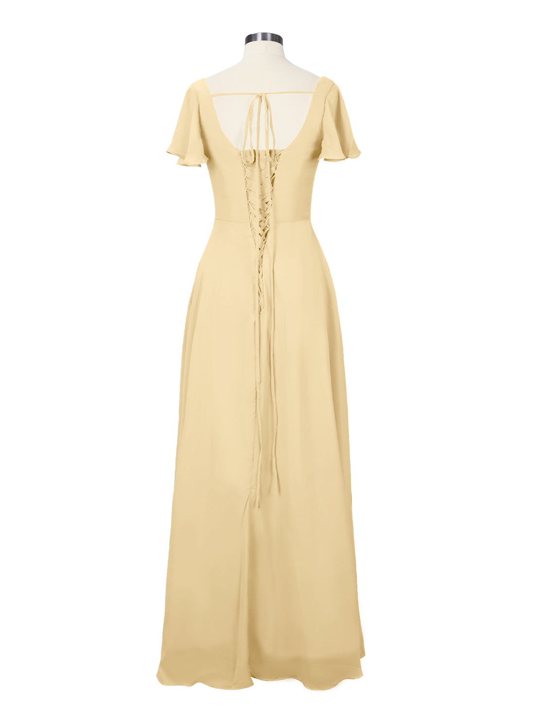 Flutter Sleeves Bridesmaid Dress 