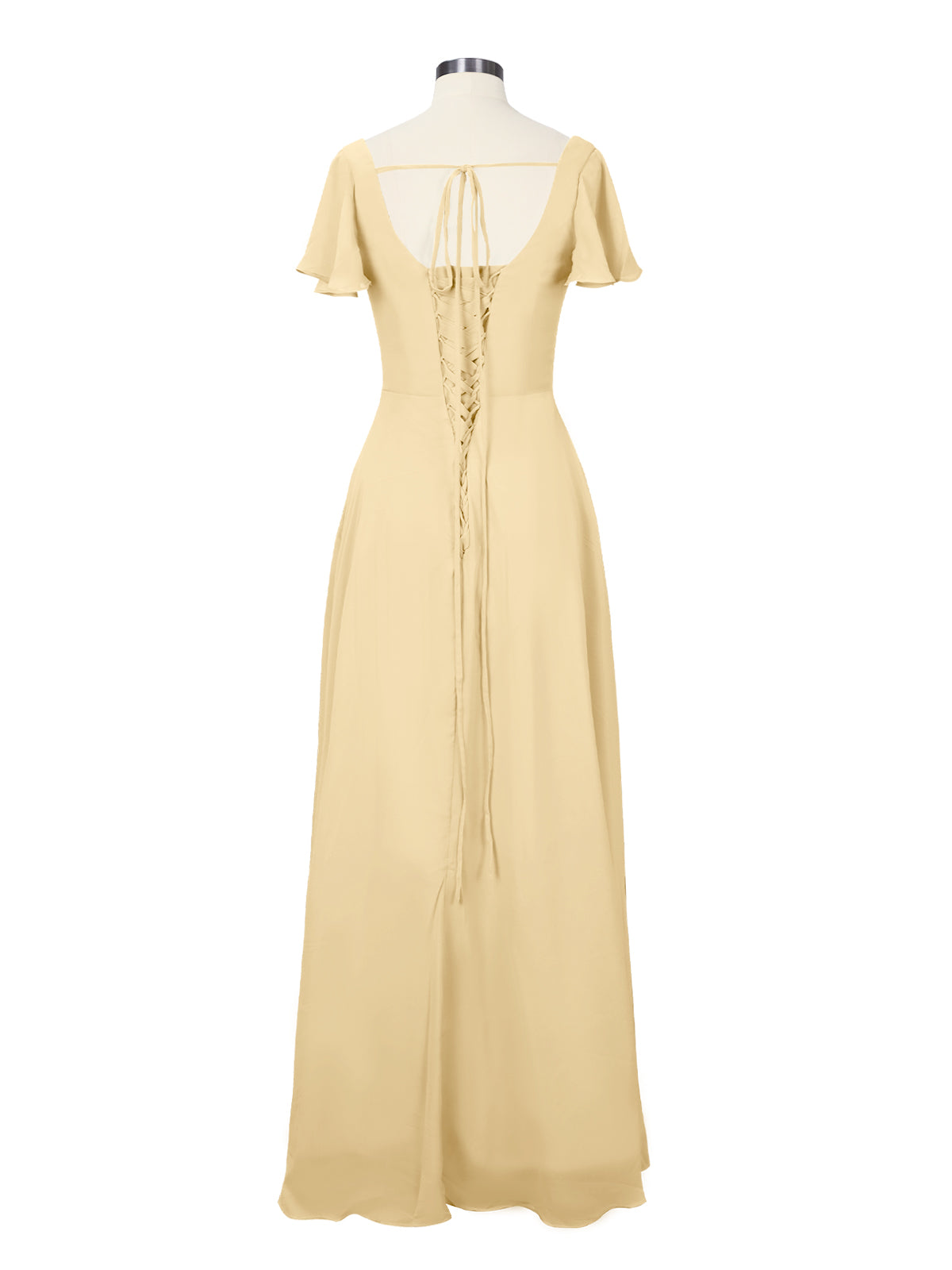 Flutter Sleeves Bridesmaid Dress 
