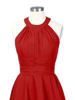 Halter Bridesmaid Dress 