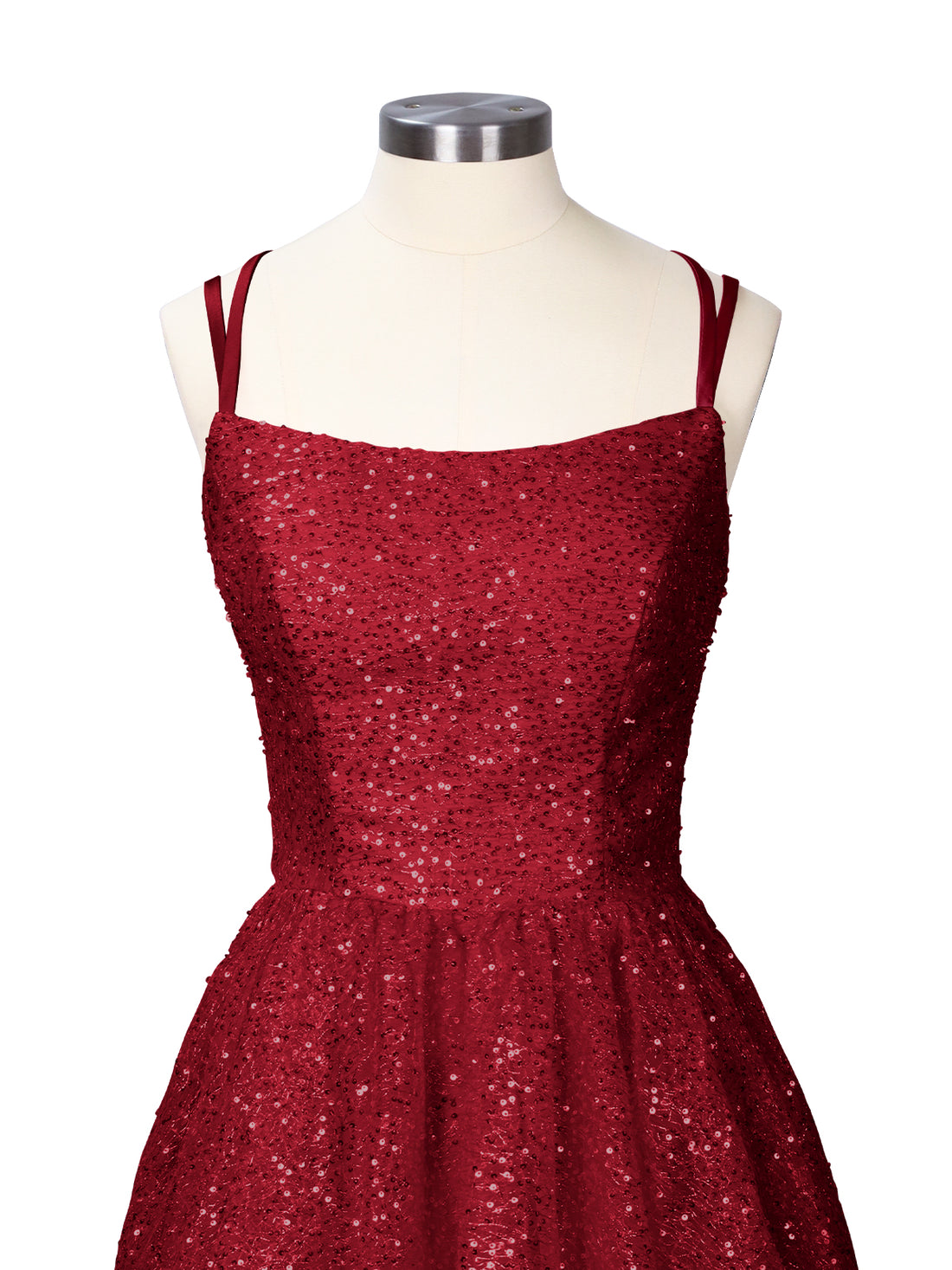Sparkly Sequined A-line Mini Dress 