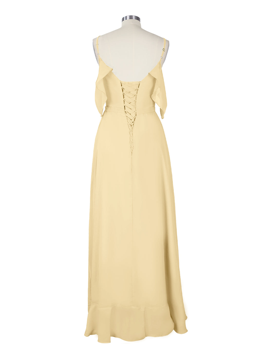 Flowy Spaghetti Bridesmaid Dress 