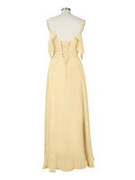 Flowy Spaghetti Bridesmaid Dress 