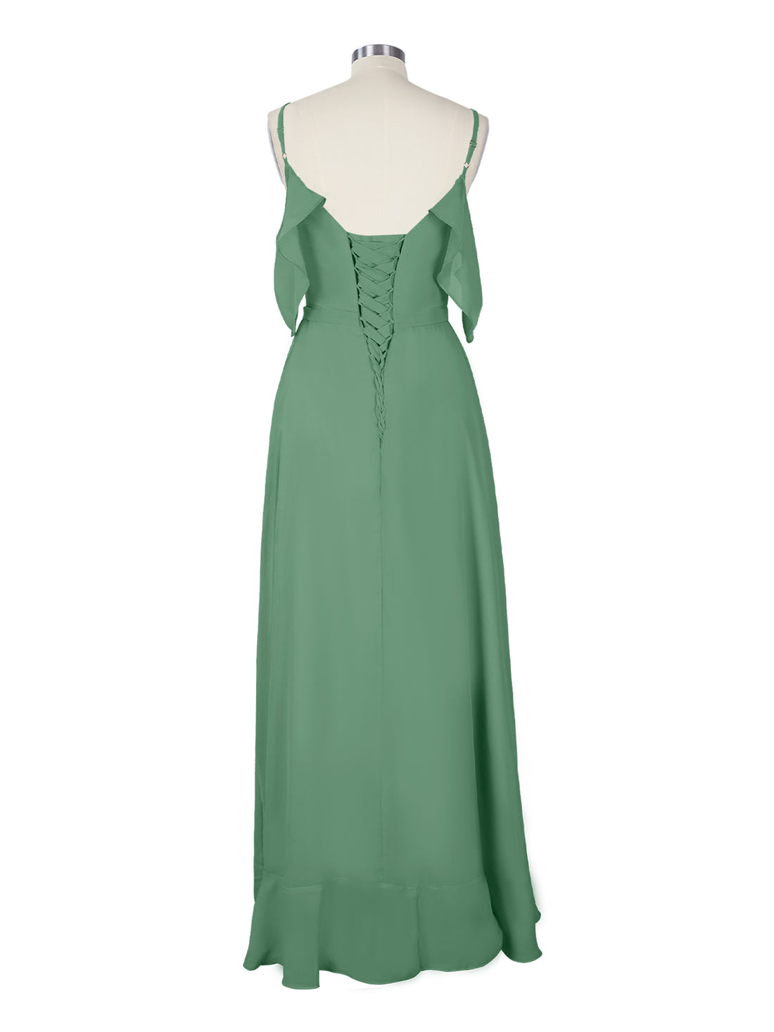 Flowy Spaghetti Bridesmaid Dress 