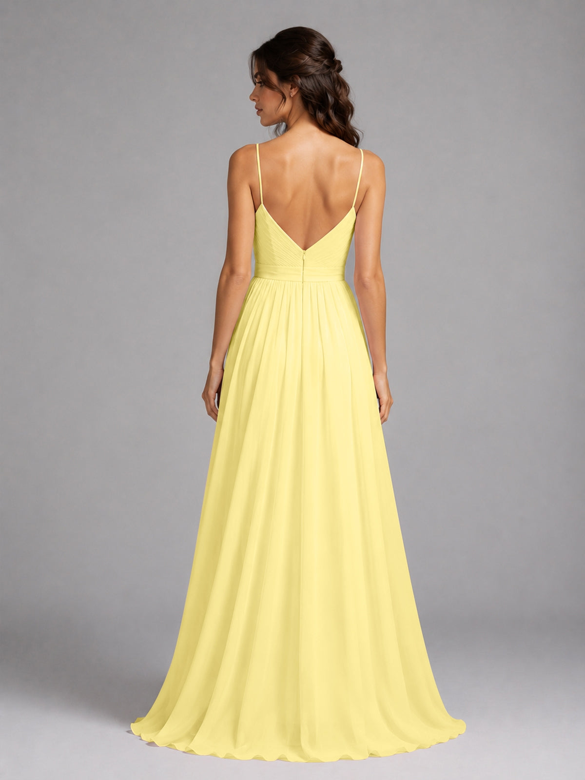 A-Line Bridesmaid Dress with Spaghetti Straps