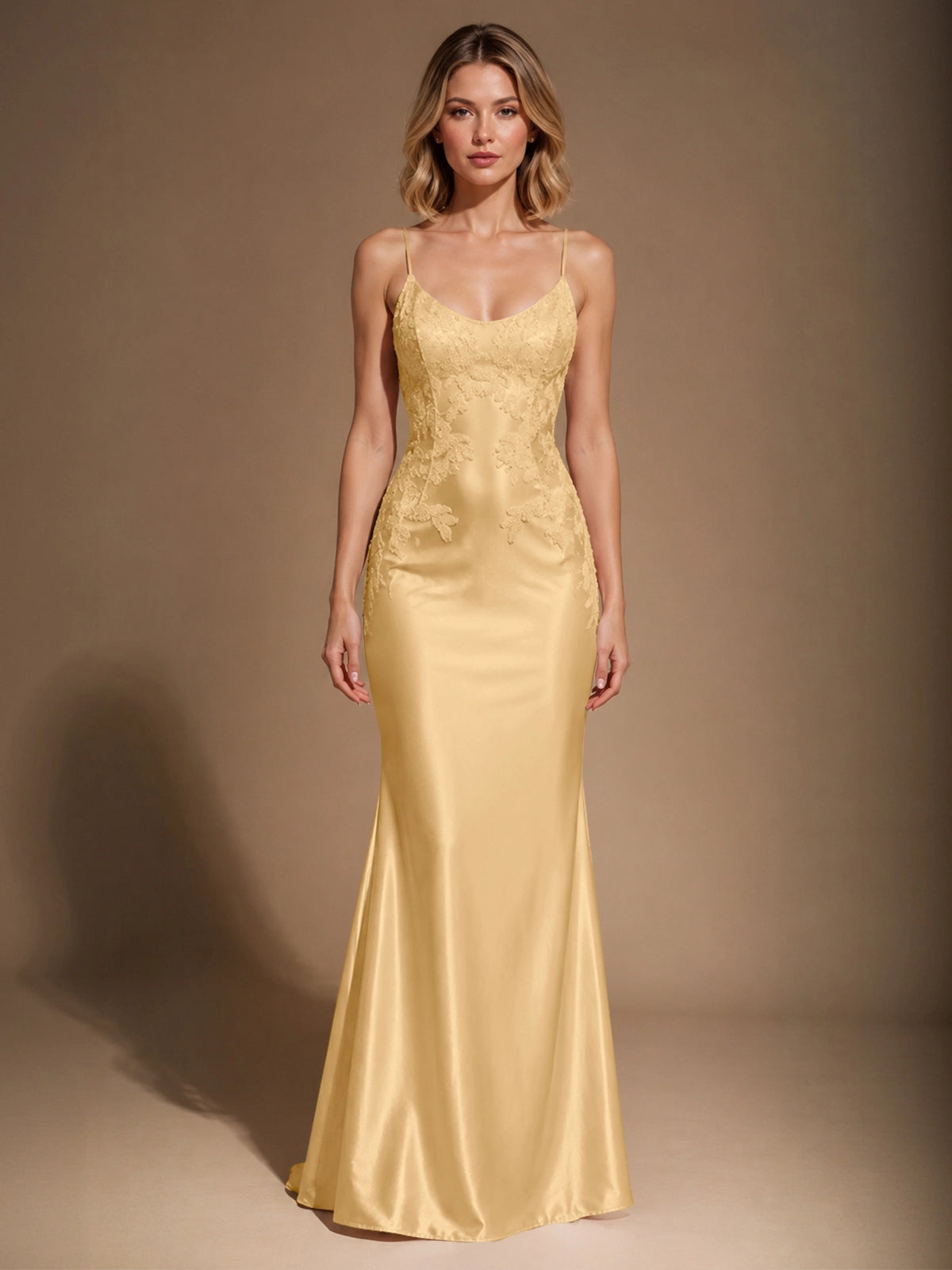 Mermaid Prom Dress with Sequin Appliques 