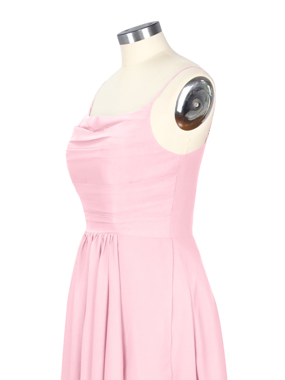 Spaghetti Asymmetrical Bridesmaid Dress 