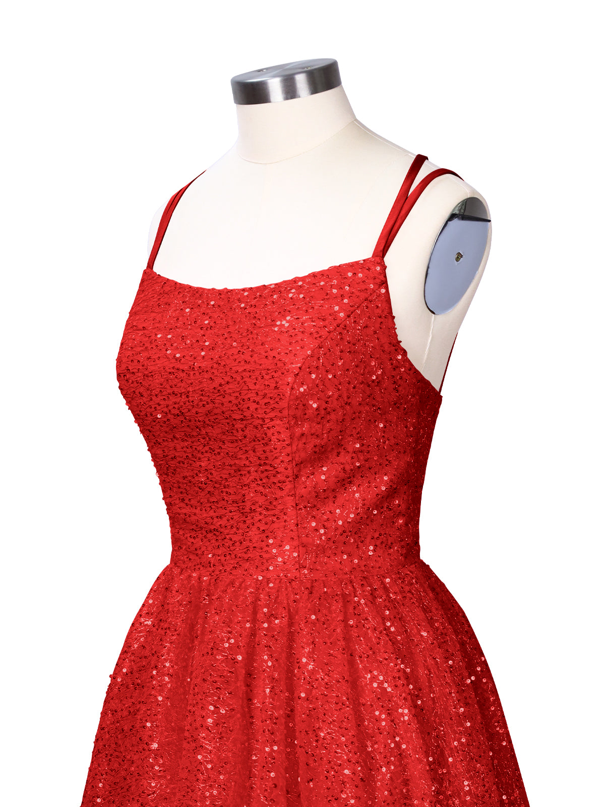 Sparkly Sequined A-line Mini Dress 