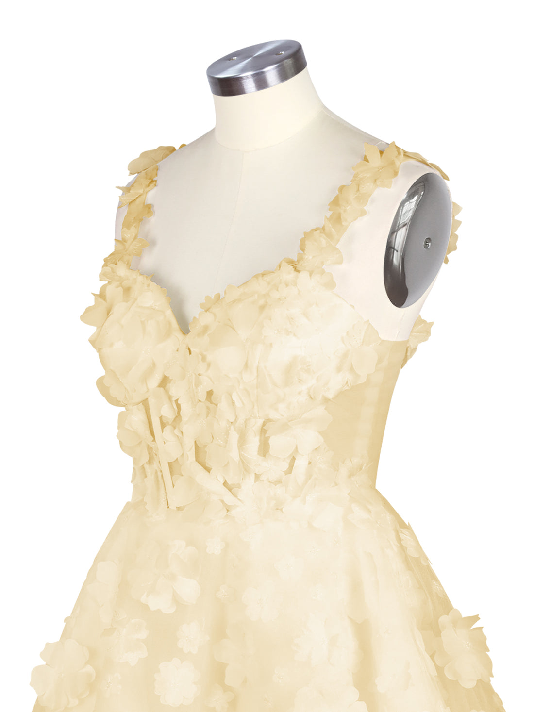 Sweetheart 3D Flower Wedding Dress 