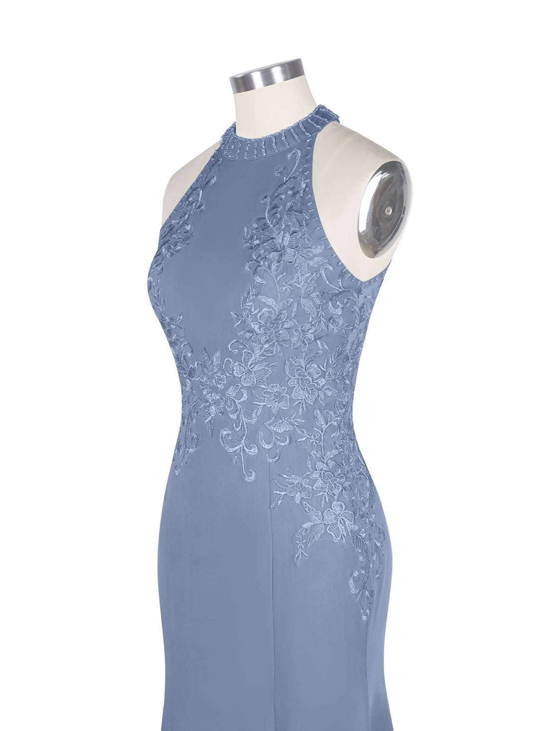 Halter Neckline Trumpet Dress 
