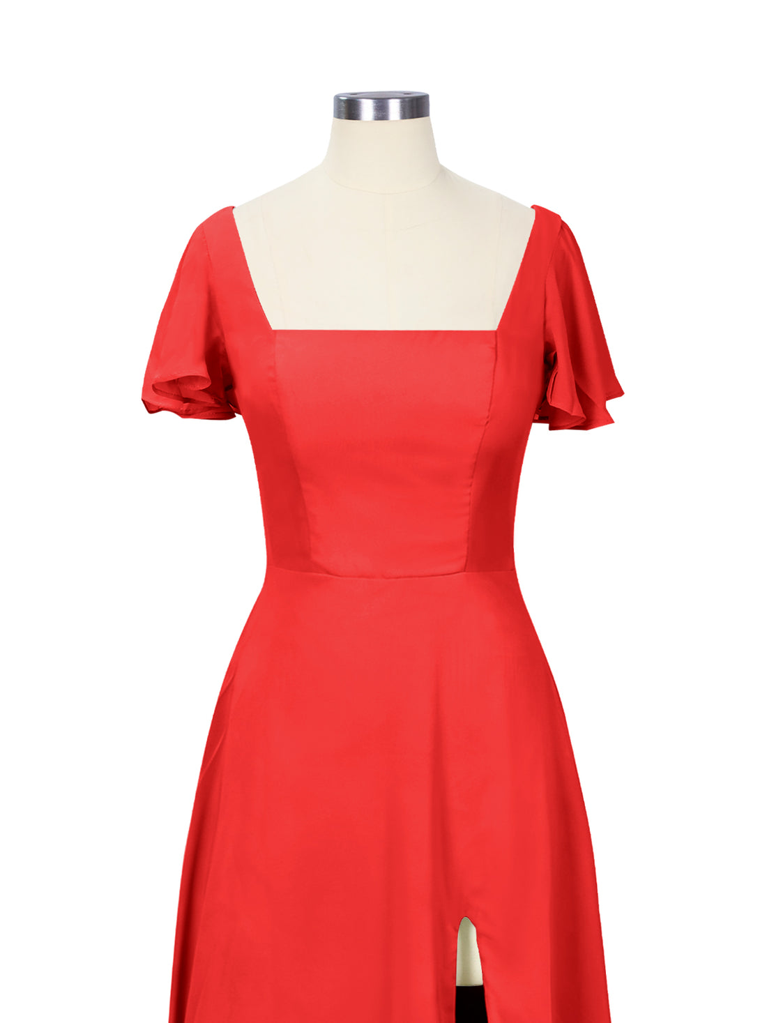 Flutter Sleeves Bridesmaid Dress 