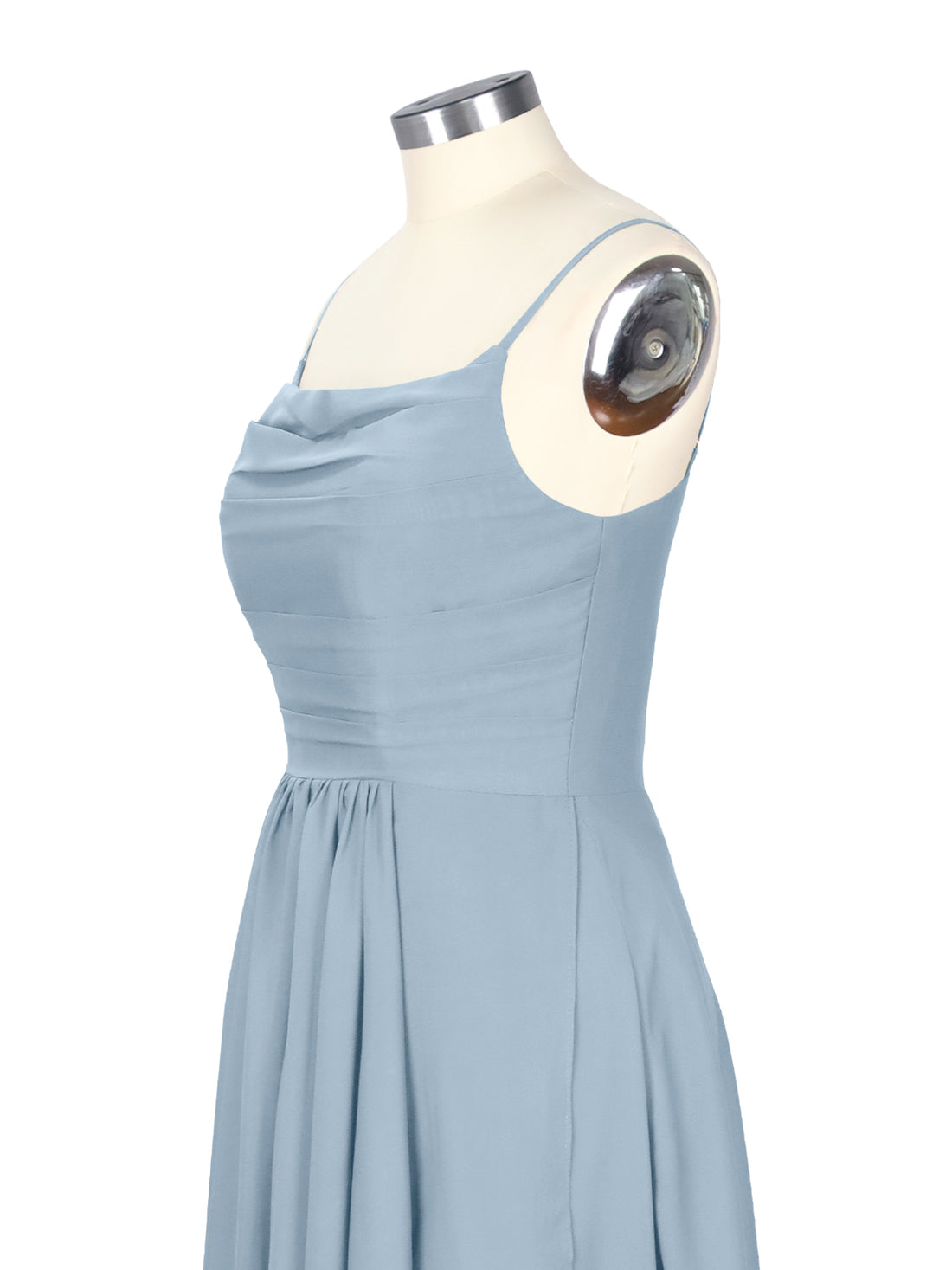 Spaghetti Asymmetrical Bridesmaid Dress 