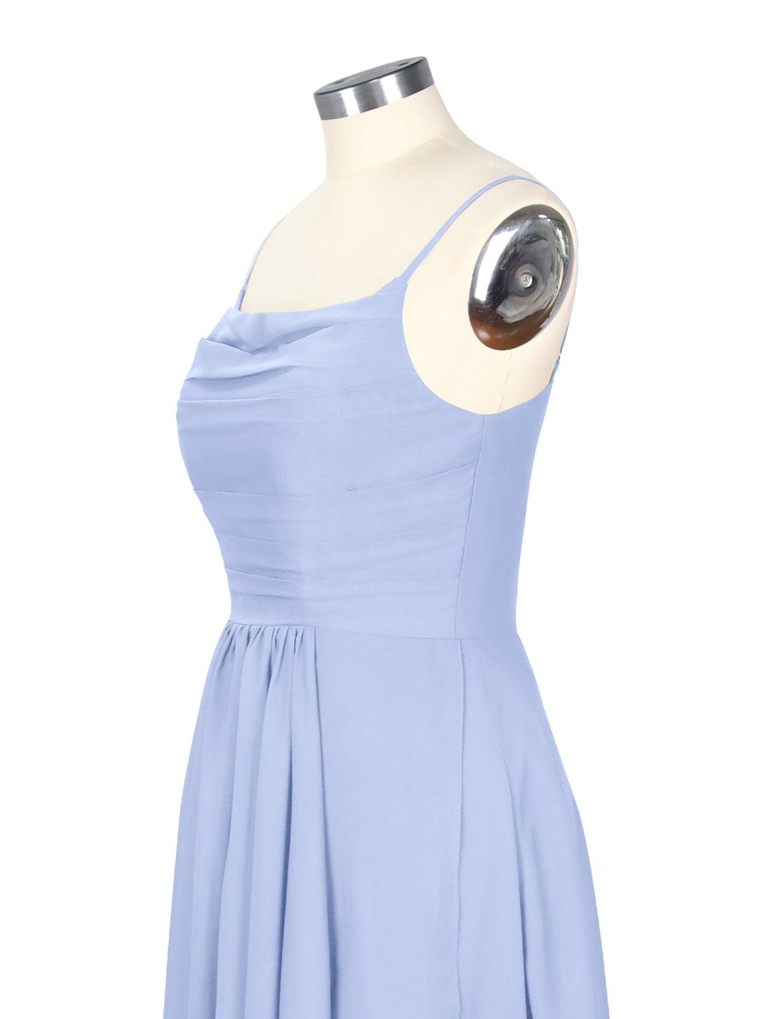 Spaghetti Asymmetrical Bridesmaid Dress 
