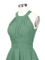 Halter Bridesmaid Dress 