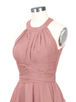 Halter Bridesmaid Dress 