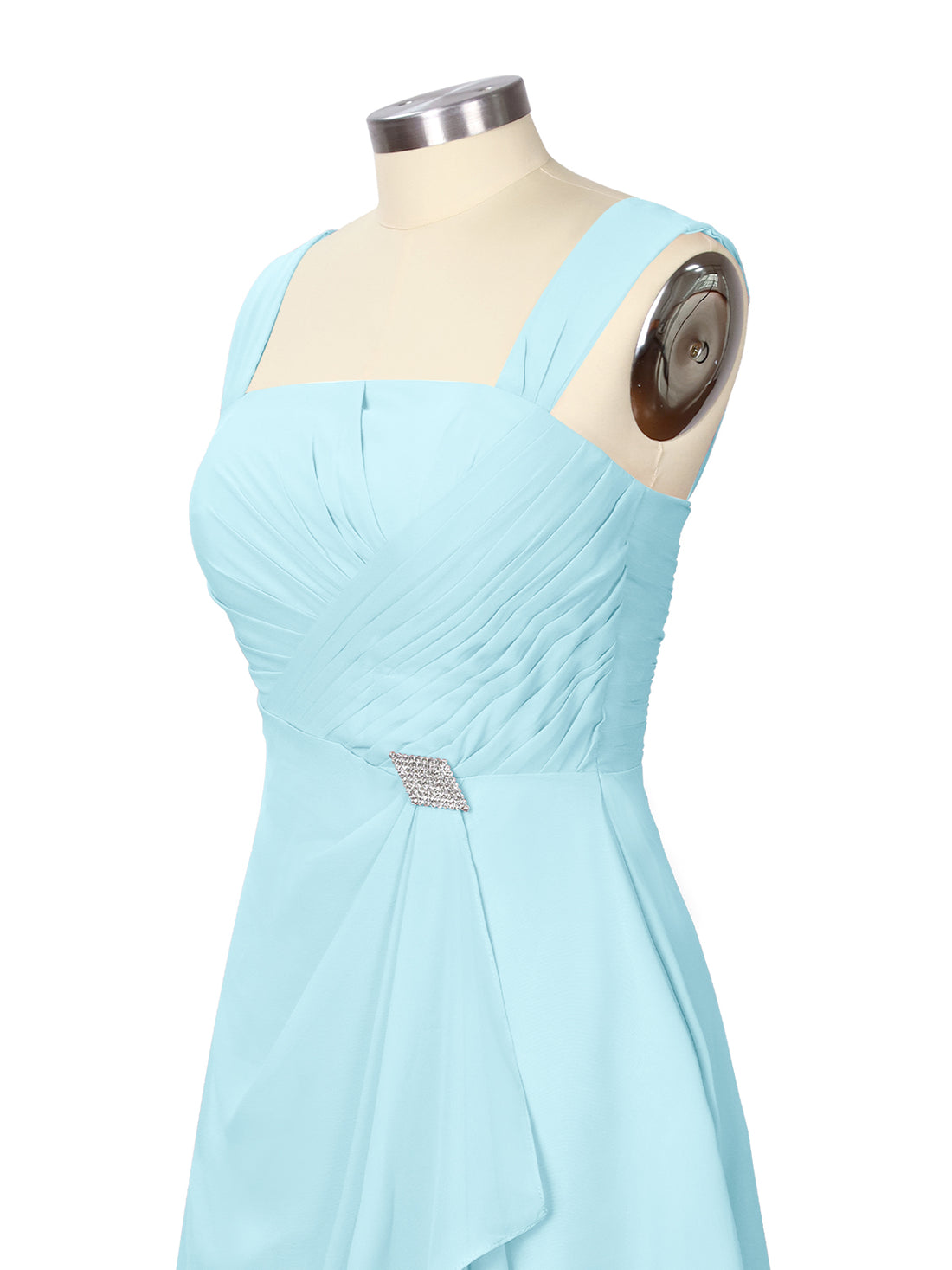 Ruched Chiffon Two-Piece Dress Set 