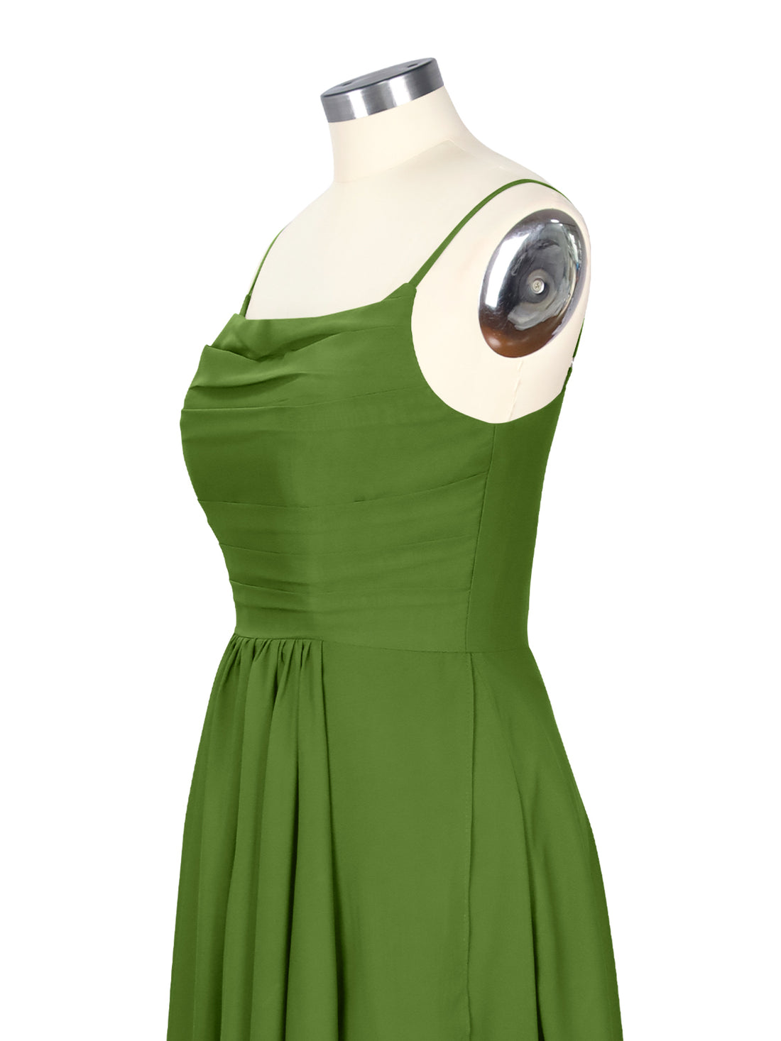 Spaghetti Asymmetrical Bridesmaid Dress 
