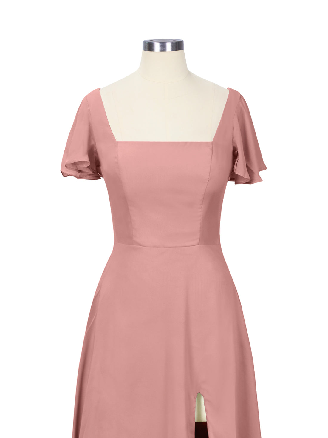 Flutter Sleeves Bridesmaid Dress 