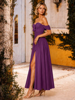 A-line Bridesmaid Dress with Bow Detail
