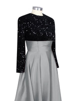 Sequin Jewel Neckline Prom Dress 