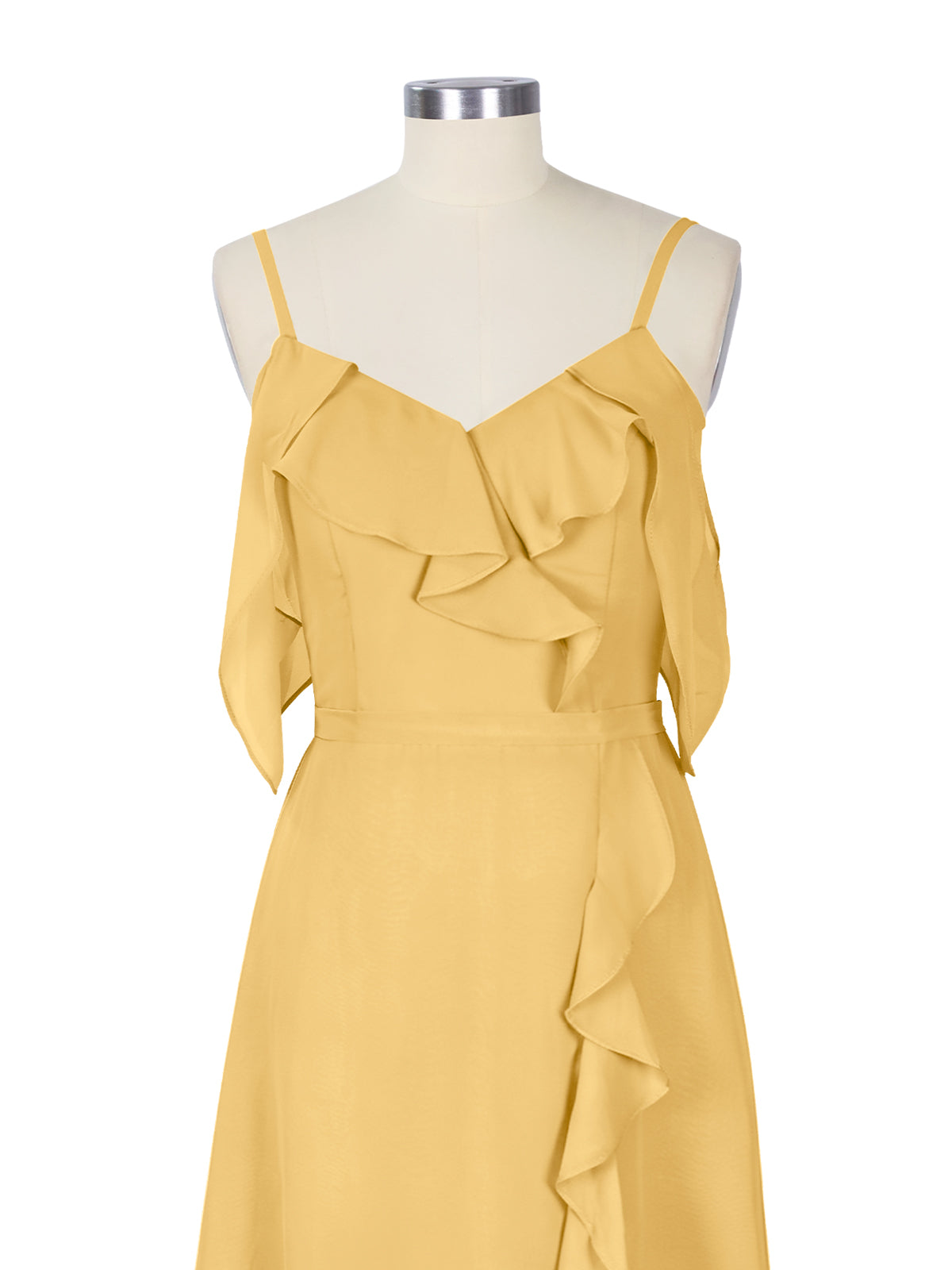 Flowy Spaghetti Bridesmaid Dress 