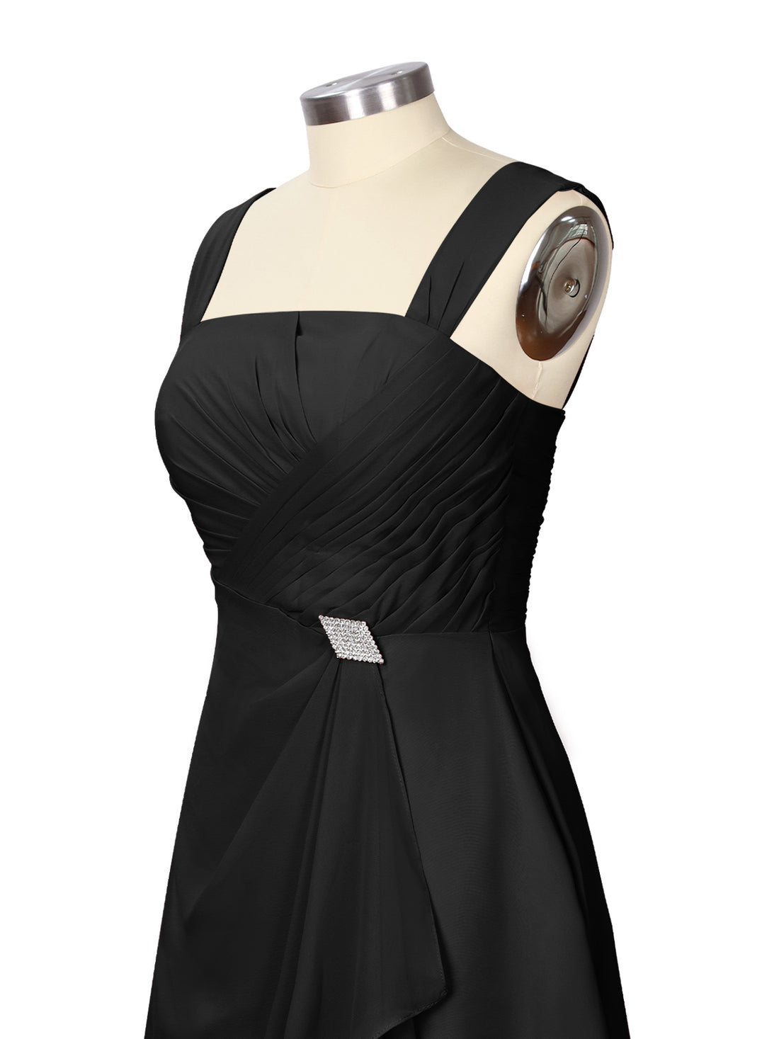 Ruched Chiffon Two-Piece Dress Set 