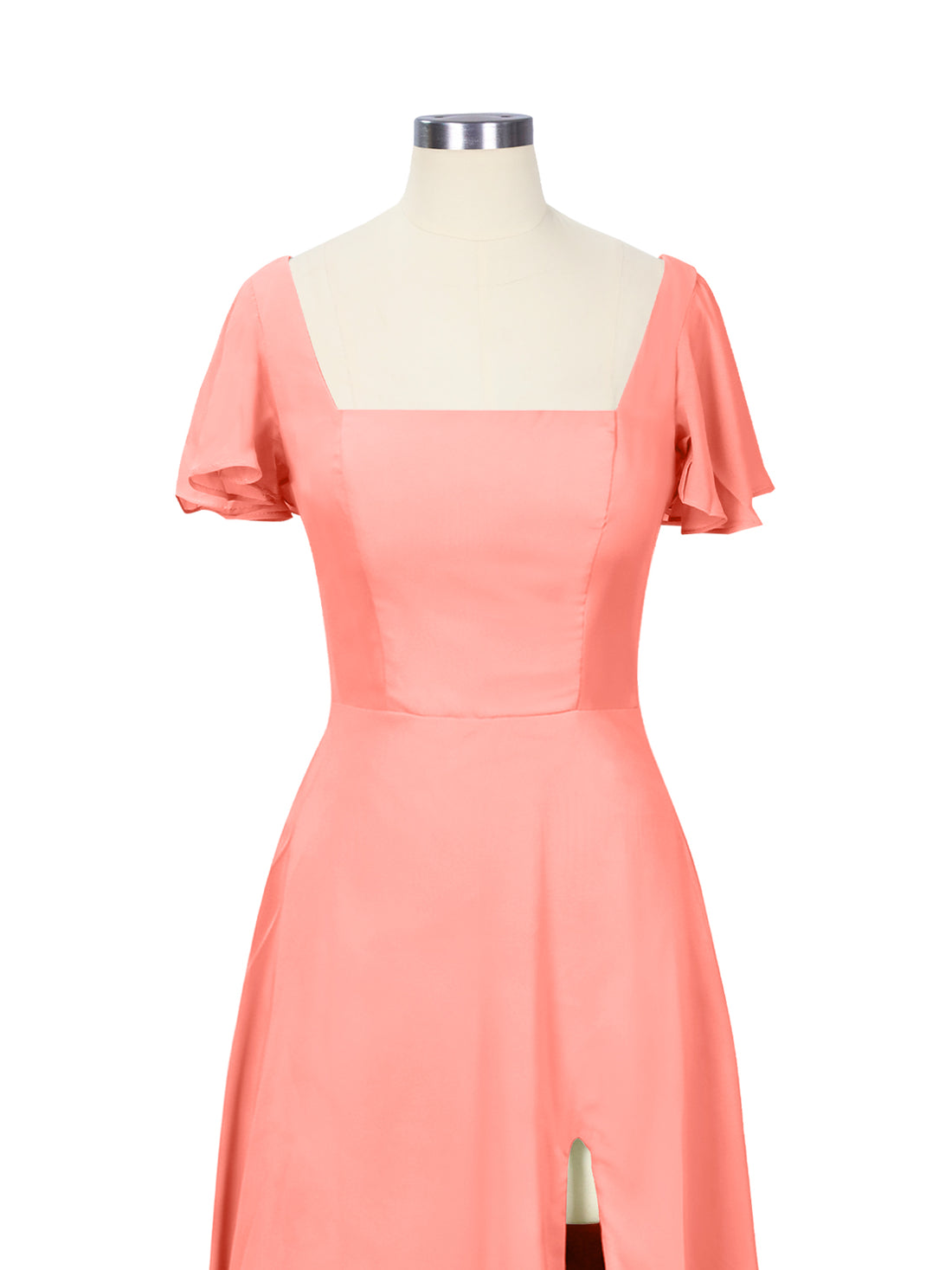 Flutter Sleeves Bridesmaid Dress 