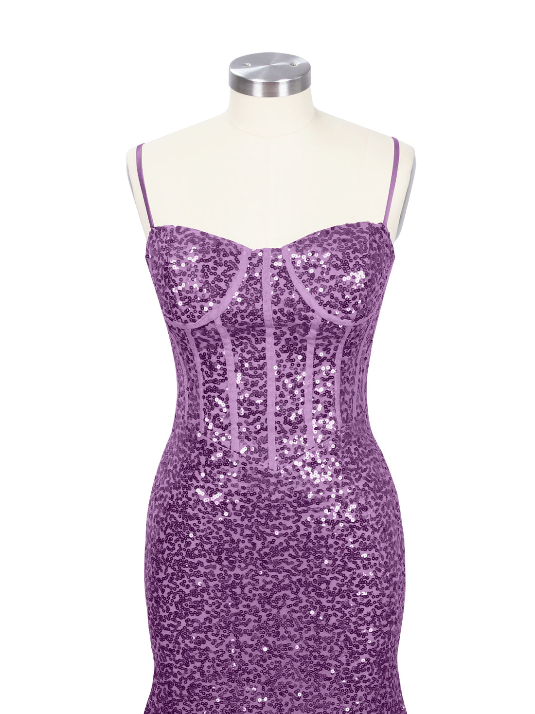 Spaghetti Sheath Prom Dress 