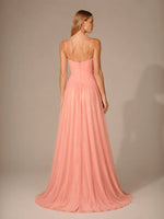 Chiffon Bridesmaid Dress with Ruched Design