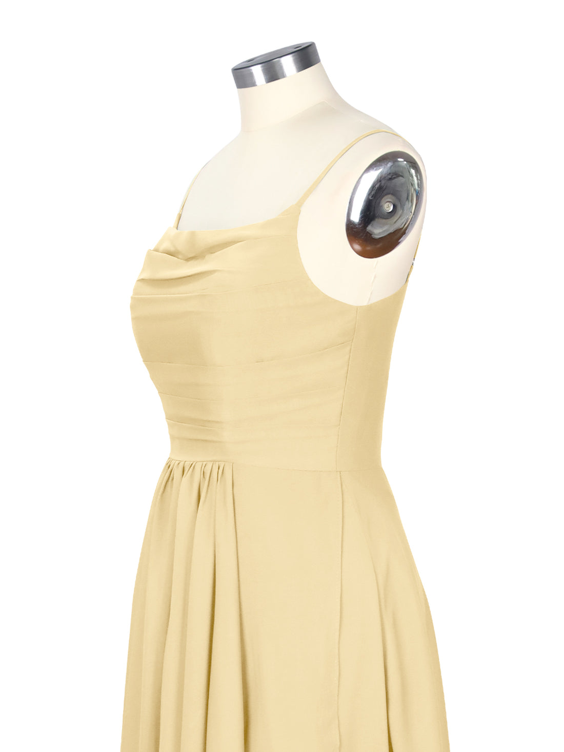 Spaghetti Asymmetrical Bridesmaid Dress 