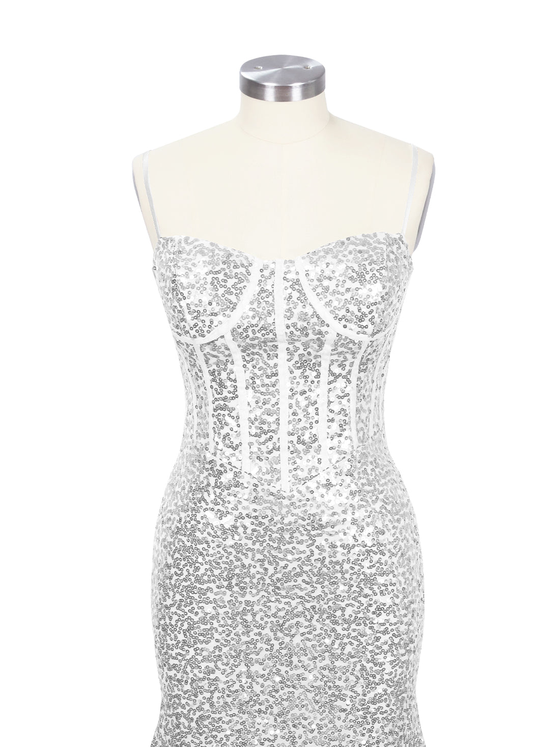 Spaghetti Sheath Prom Dress 