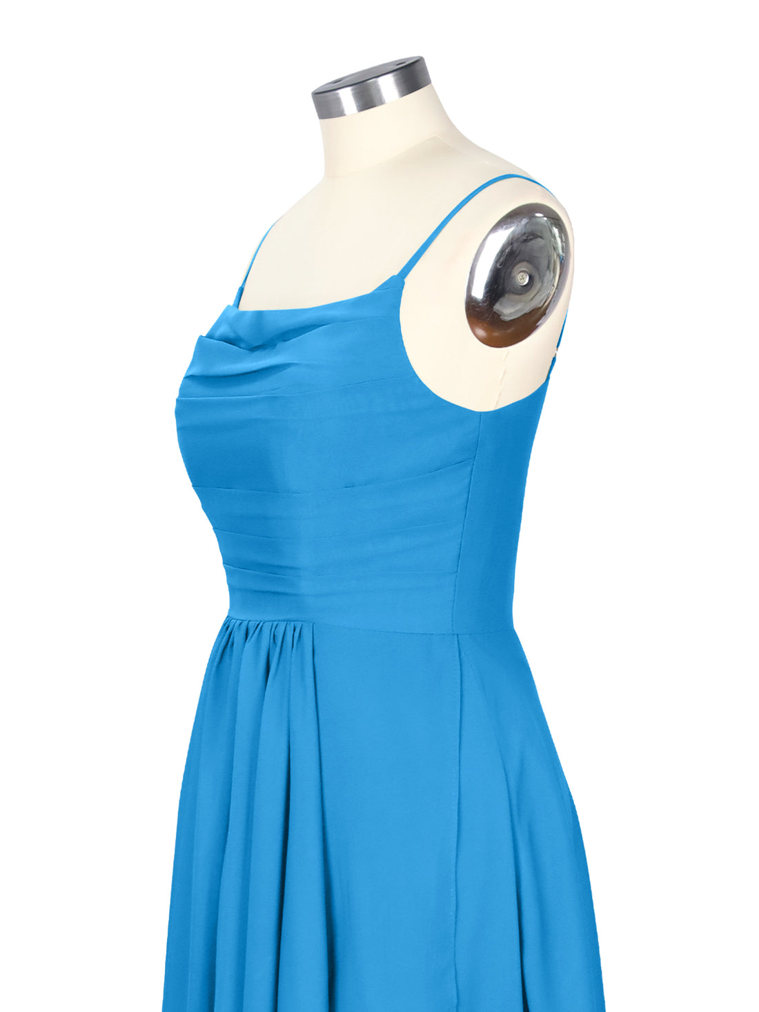 Spaghetti Asymmetrical Bridesmaid Dress 